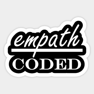 empath coded Sticker